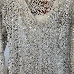 Kay Unger lace and embellishment dress Sz 6